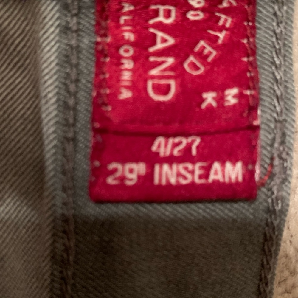 NWOT Lucky Brand Charlie Super Skinny. Size 4/27. Light gray. - Picture 6 of 12